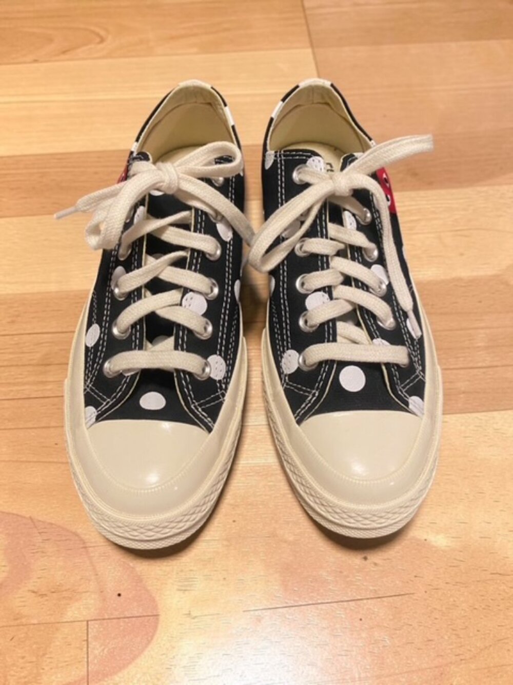 Converse x Comme des Garçons Play Chuck 70 Low Black New without box size 8